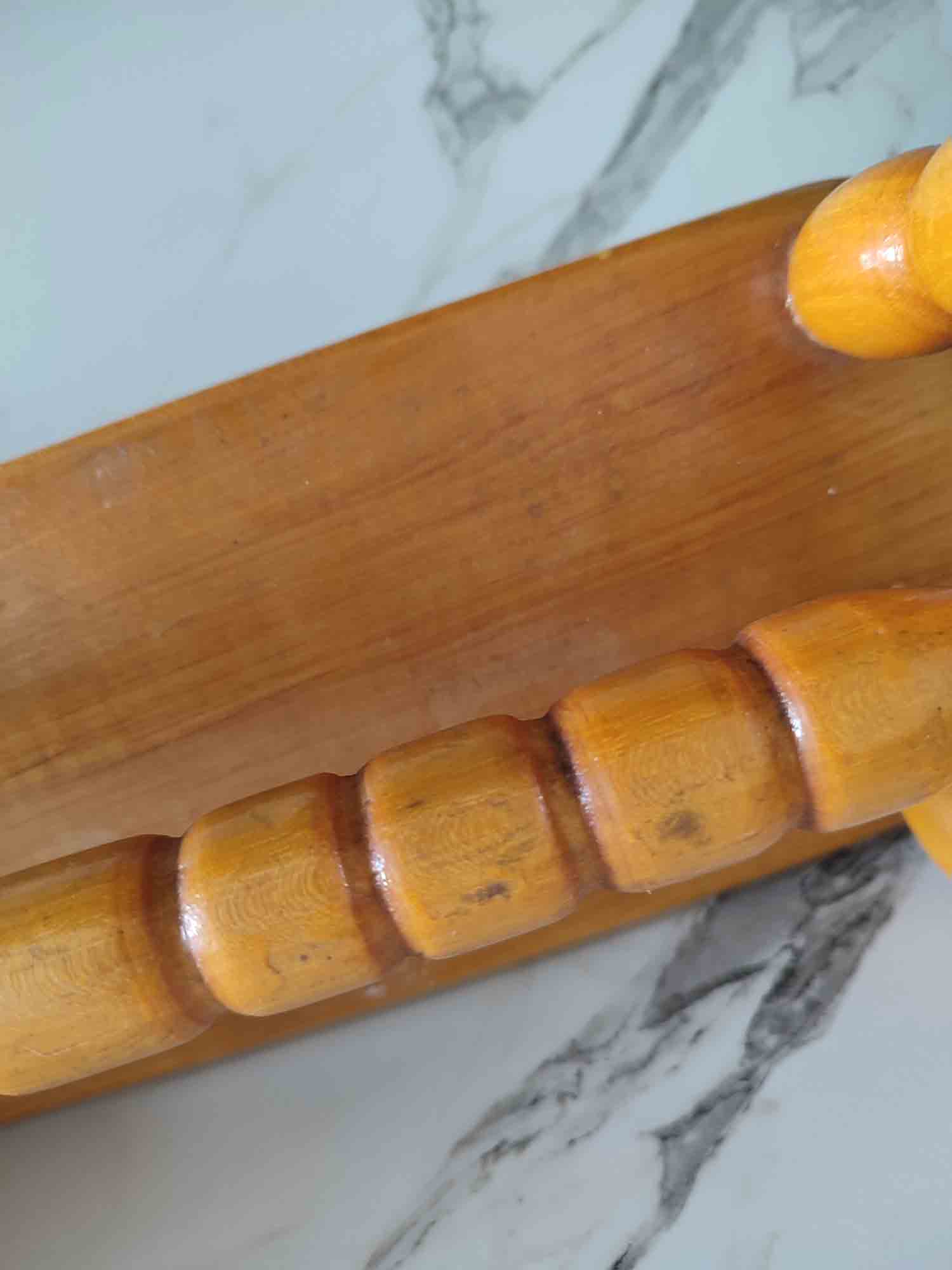 Wooden standing plant holder