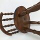 Old wooden child chair turned