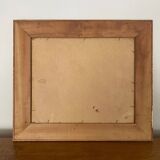 Oil on cardboard still life bouquet of flowers 20th century
