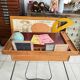 Ensemble bureau et chaise enfant vintage