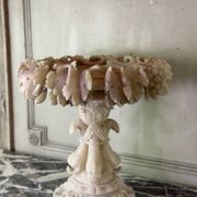 Grande coupe en albâtre Italie vers 1900