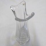 Daum crystal soliflore signed