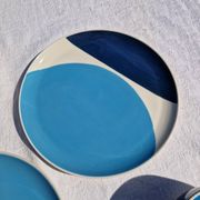 Set of 8 Plates and 2 Bowls Julie Goodwin Habitat Longitude Blue Stoneware Style