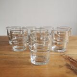 Service of 8 stackable glasses