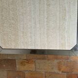 Coffee table and travertine