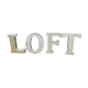 Zinc letters l o f t
