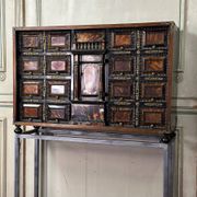 Cabinet in blackened wood and blond tortoiseshell, Italy, late 17th century