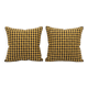 Set of 2 vintage kilim cushion covers 41x41 cm