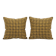Set of 2 vintage kilim cushion covers 41x41 cm