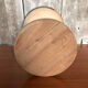 Old turned wood cutting