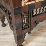 19th-Century Bench in Exotic Wood, 1890s