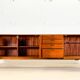 Mid-Century Sideboard by Meredew (Brown Leather Handles)