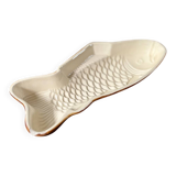 Vintage ceramic fish shaped cake plate