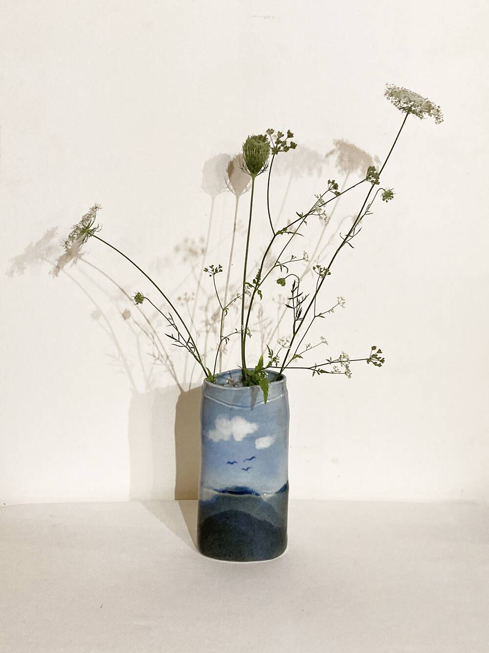 Virebent ceramic vase, design by Claire Debril