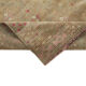 Hand-knotted antique turkish beige runner rug 87 cm x 382 cm