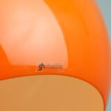 Space Age Orange Jolly Pendant Lamp from Guzzini, 1960s