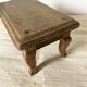 Low old stool 4 legs
