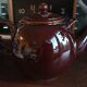 Vintage ceramic ball teapot