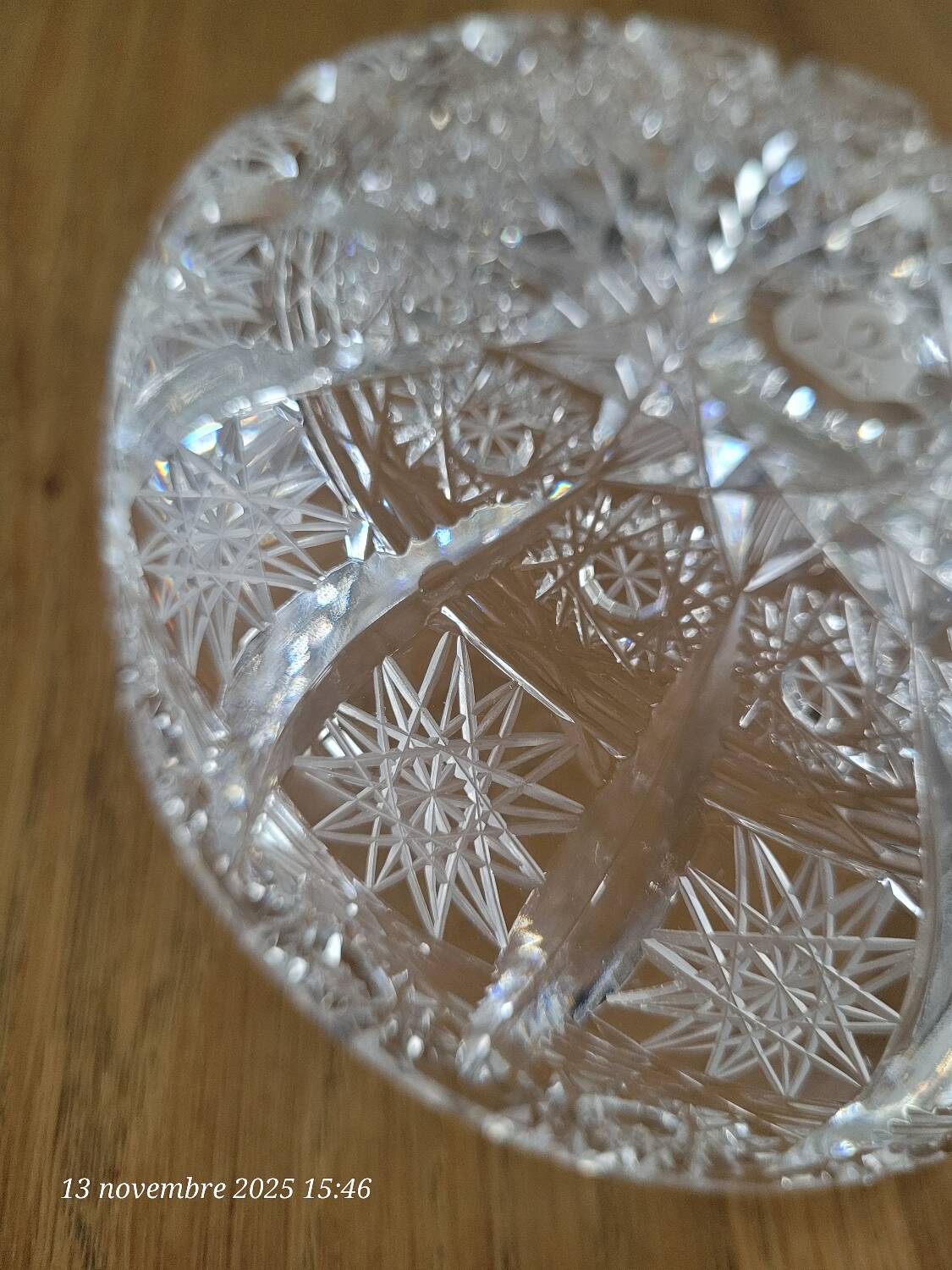 Ashtray / pocket tray in crystal