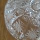 Cendrier / vide-poche en cristal