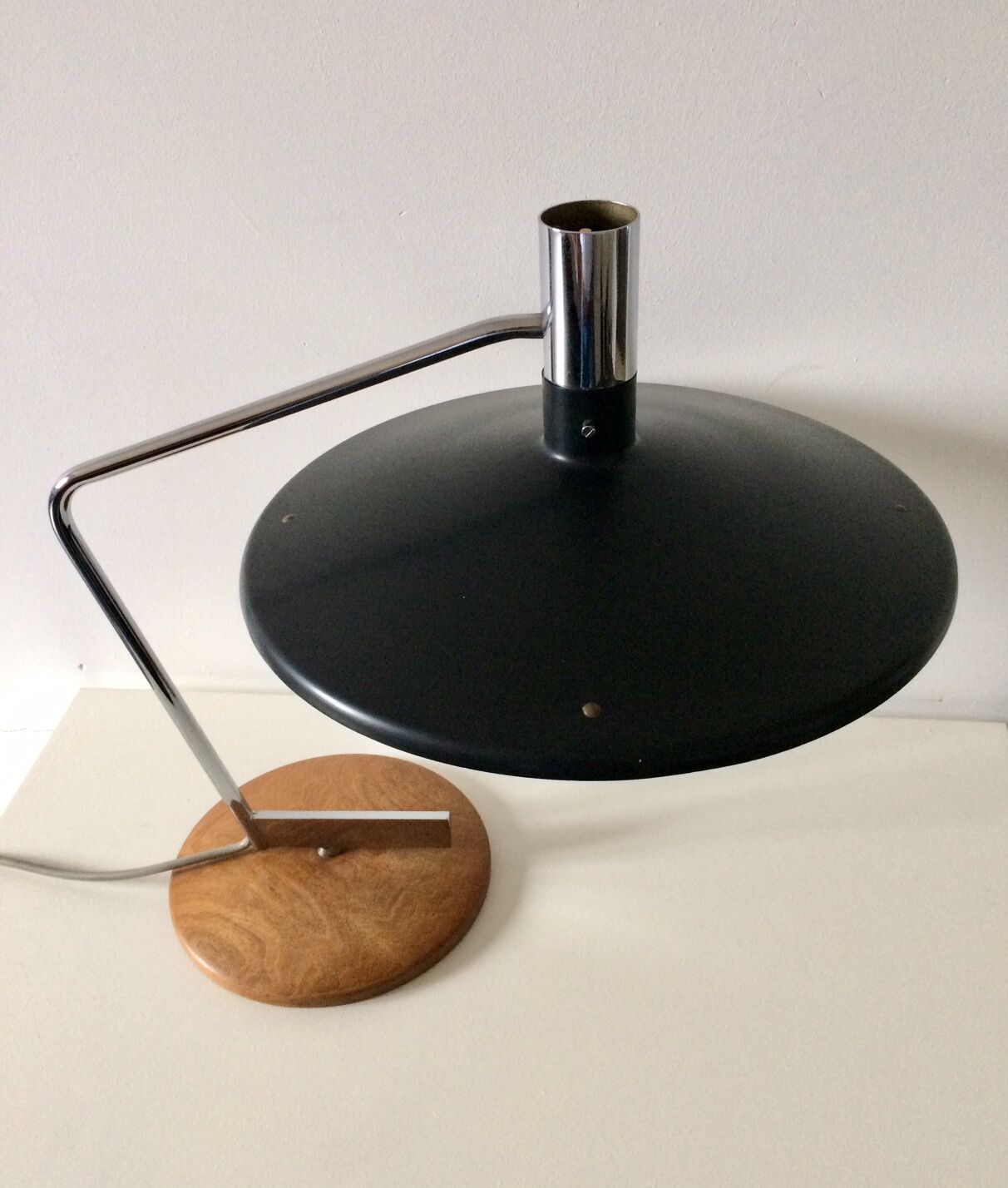1960's desk lamp with turning base by George Frydman