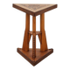 Art Nouveau Carved Wood triangular Side Table, France ca. 1915