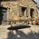 Handcrafted wrought iron garden table 250 cm