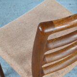 Set of 2 model 85 dining chairs by Niels Moller from Denmark
