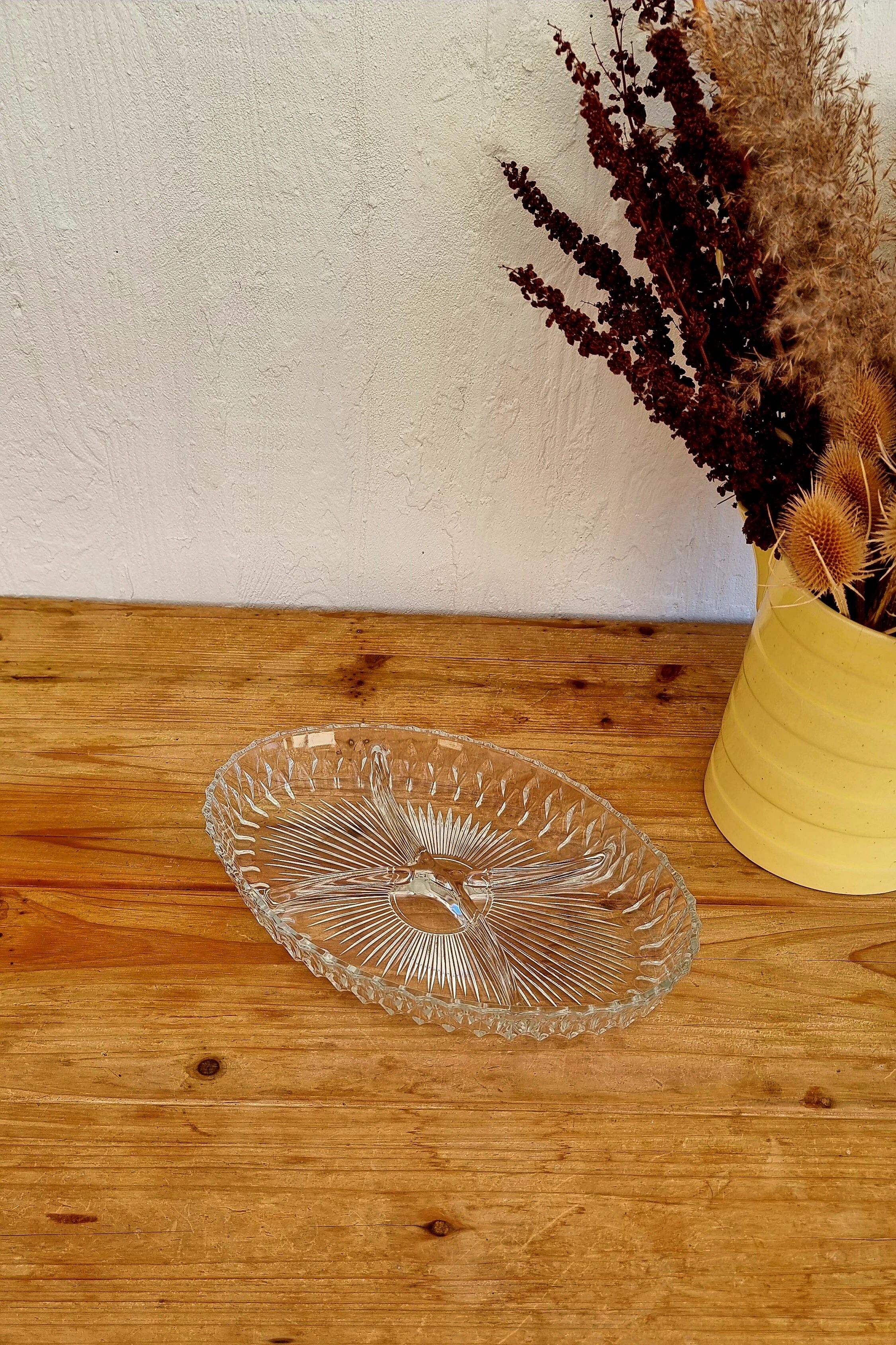 Vintage oval aperitif platter
