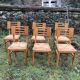 Six chaises Pierre Cruège