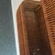 Wicker and rattan shelf