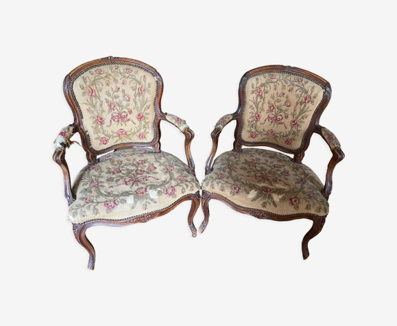Louis XV armchairs in convertibles 1750 to reupholster