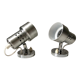 Pair of metal spotlights 1980