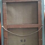 Ancient painting representing the cathedral of Auxerre.