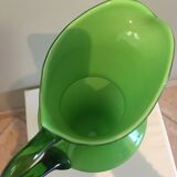 Large blown glass ewer
