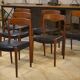 Ensemble de 6 chaises scandinaves en teck par Niels Otto Moller Danemark 1960’s