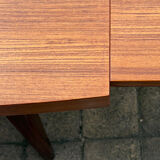 Scandinavian extendable dining table in Teak 1960