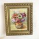 Framed flower painting of anemones