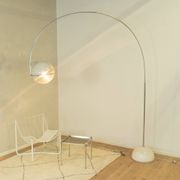 Lampe arc FOCUS des années 1960, Fabio Lenci, Guzzini, vintage