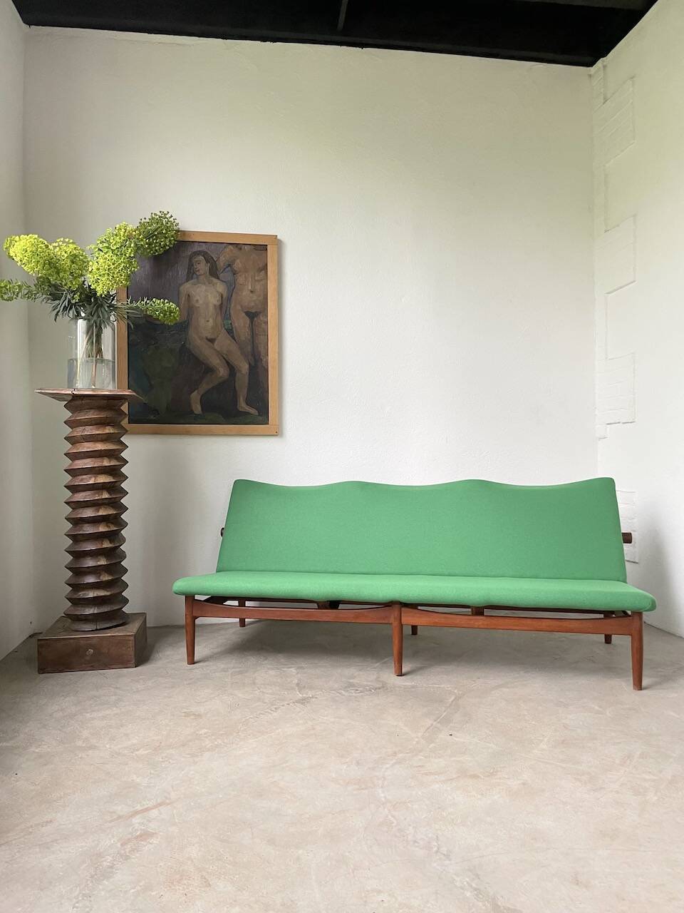Finn Juhl three-seater bench “Japan” model France & Son