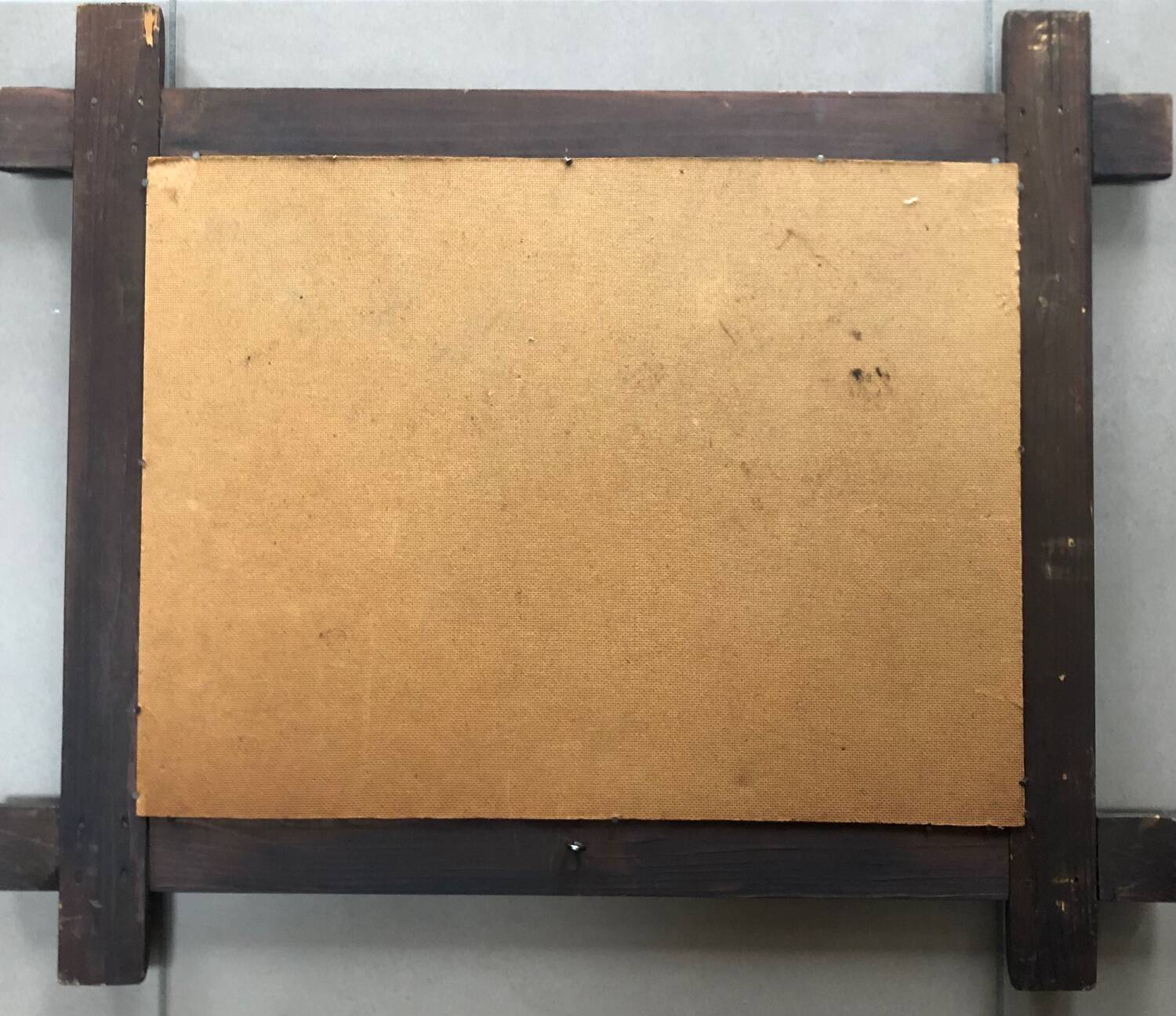 Oil on panel bouquet of tulips