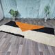Tapis en laine pure fait main traditionnelle taille 100 x 200 cm
