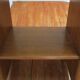 Side table, bedside table, vintage wooden shelf from the 1960s.