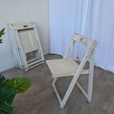 Set of 5 Vintage TRIESTE Foldable Chair by Aldo Jacober, 1970s Mid-Century