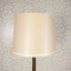Early 20th-Century Chippendale Floor Lamp on Brown Wooden Base