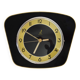 Jaz clock vintage yellow formica
