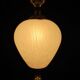 Suspension en verre et laiton
