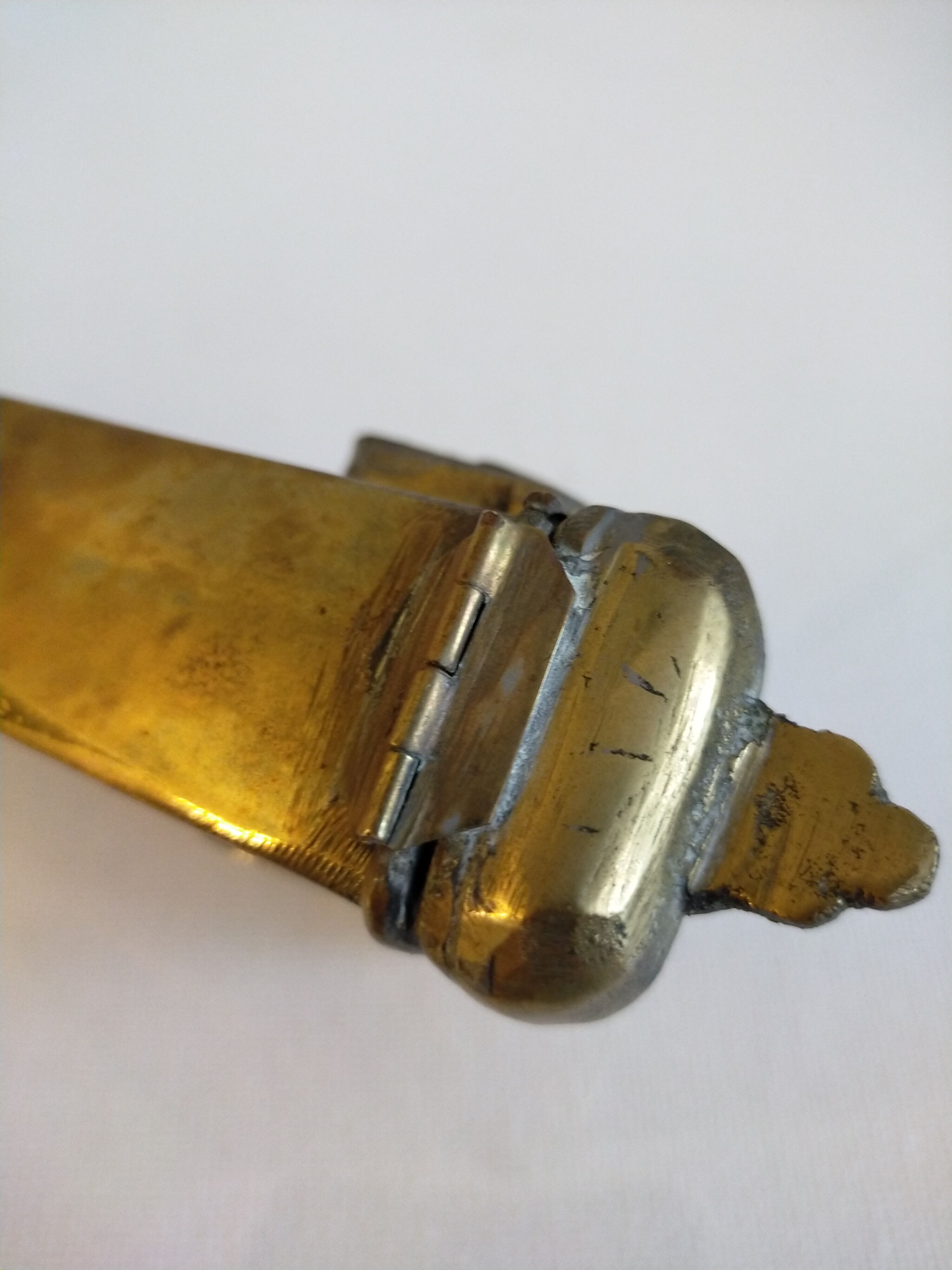 Brass case for writing