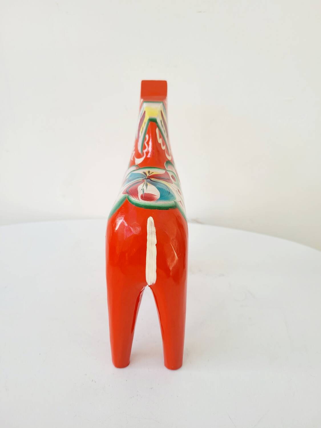 Vintage Dala horse by Nils Olsson in Swedish wood