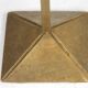 Brass Candlestick — Art Deco / Modernist Style, Belgium, circa 1920s–1940s